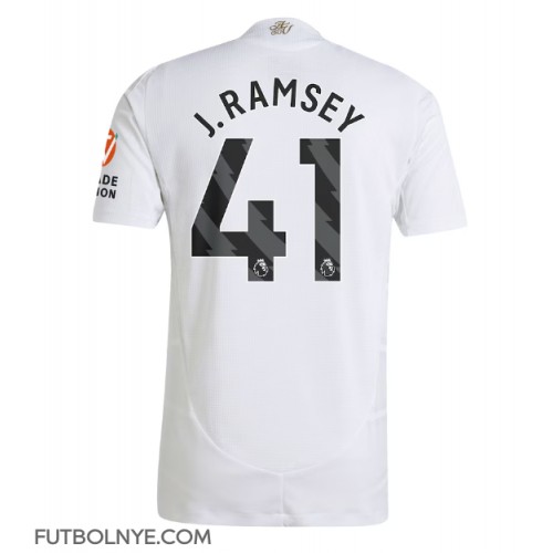 Camiseta Aston Villa Jacob Ramsey #41 Visitante Equipación 2024-25 manga corta